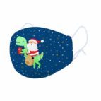 WHAT A MASK! - FESTIVE EDITION - MASCARILLA REUTILIZABLE - KID SIZE - SANTASAURUS