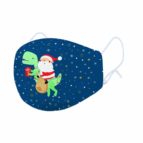 WHAT A MASK! - FESTIVE EDITION - MASCARILLA REUTILIZABLE - KID SIZE - SANTASAURUS