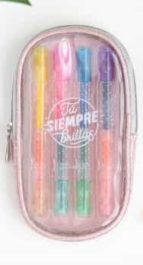 SET DE 4 MARCADORES - TÚ SIEMPRE BRILLAS