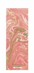 Arte Papel Marcapaginas Marble Pink