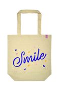 Bolsa Tela De La Compra Algodon Org. Smile