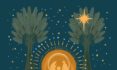 Arte Papel Christmas Navidad Holly Light