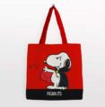 Bolsa Algodon Snoopy Grande-1