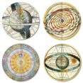 Set De 4 Posavasos - Celestial Maps