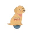 Calendario de sobremesa 2026 con peana Mr Wonderful: DOG-lendar