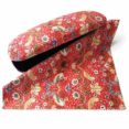 Funda De Gafas Con Gamuza - Strawberry Thief Red