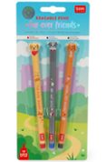 Set 3 Borrables Gel Legami Fur-ever Friends