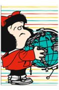 Libreta Tapa Blanda Grande Mafalda Mundo