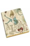 Cuaderno Alicia A6 Borde Dorado