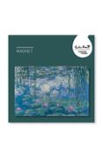Iman De Frigorifico Con La Tarjeta - Monet - Nenúfales Y Sauces