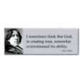Imán Panorámico - Oscar Wilde 1 - I Sometimes Think
