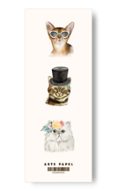 Arte Papel Marcapaginas Cats