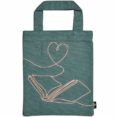 Bolsa De Tela Para Libros Con Bordado Ref. 83325