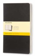 3 Libretas Cahier Negras L Cuadriculadas