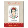 Iman Rectangular Con Tarjeta Y Bolsa - Frida Kahlo - Cabeza