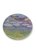 Posavasos De Ceramica Redondo Con Su Envoltorio -monet - Armonia Azul
