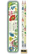 Set Lápices Y Sacapuntas Flores Silvestres Cavallini