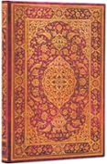 Paperblanks - Agenda de 12 Meses (Ene 27 - Dic 27) El Vergel Mini (90x140mm) Apaisada de 176 páginas Paperblanks rosa.