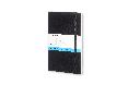 6 Libreta Clasica Tapa Blanda Negra L Punteada