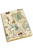 Cuaderno Alicia A5 Borde Dorado