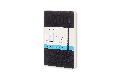 8 Libreta Clasica Tapa Blanda Negra P Punteada