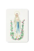 Estampita Virgen De Lourdes