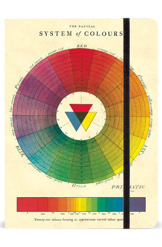 Cuaderno grande Cavallini 15 x 20 cm Color Wheel