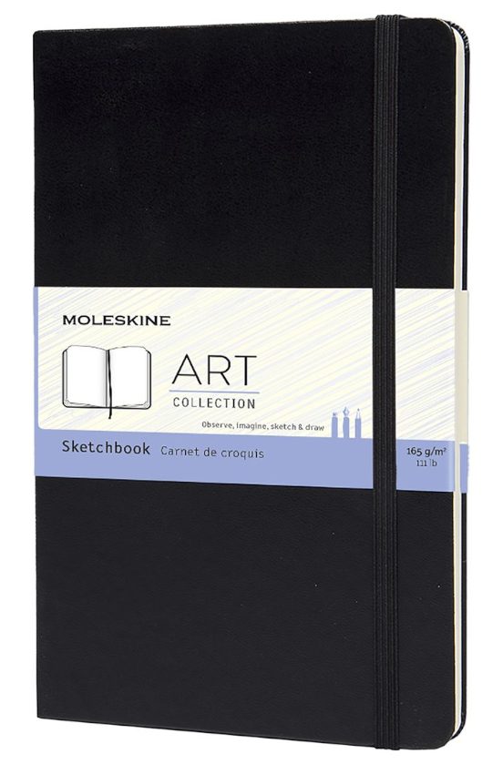 Cuaderno de bocetos negro L