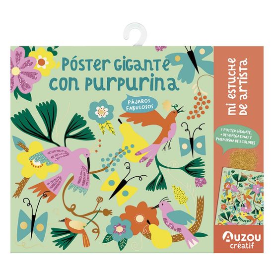 Mi Estuche de Artista. Poster Gigante con Purpurina