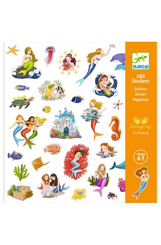 Djeco pegatinas sirenas (mín. 2 u.)