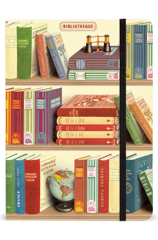 Cuaderno grande Cavallini 15 x 20 cm Library Books
