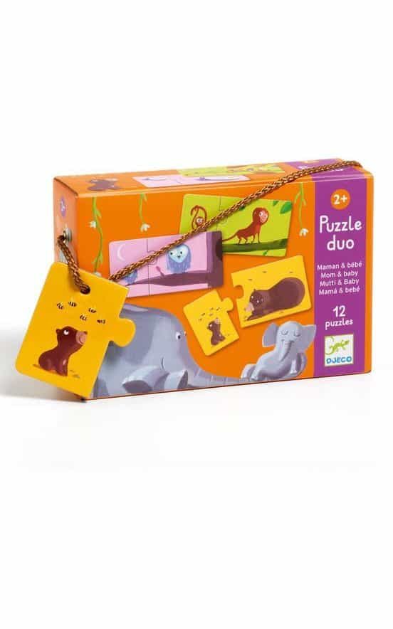 Djeco puzzle dúo mama y bebé