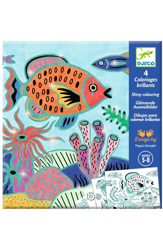 Djeco Colorea Sorpresas Pintar Bajo el Mar Dj09698