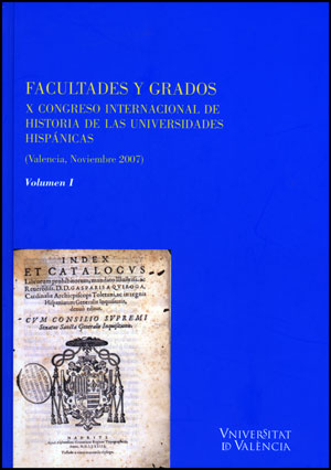 Portada de Facultades y grados (2 vols) (x congreso internacional de histori a de