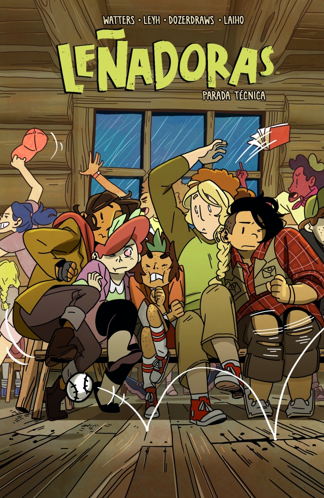 Portada de Leñadoras. parada tecnica