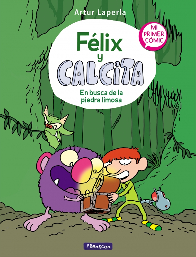 Portada de En busca de la piedra limosa (Félix y Calcita 3)