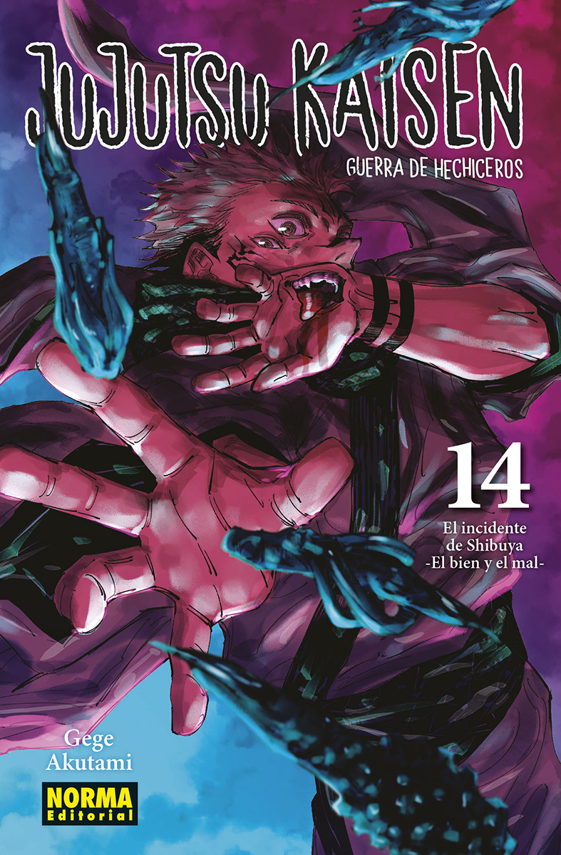 Portada de Jujutsu Kaisen 14