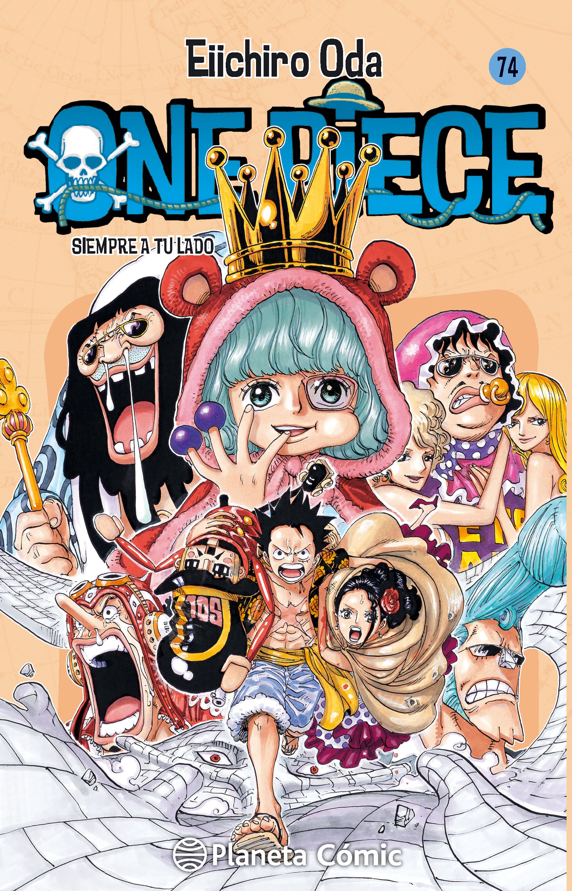 Portada de One piece nº 74