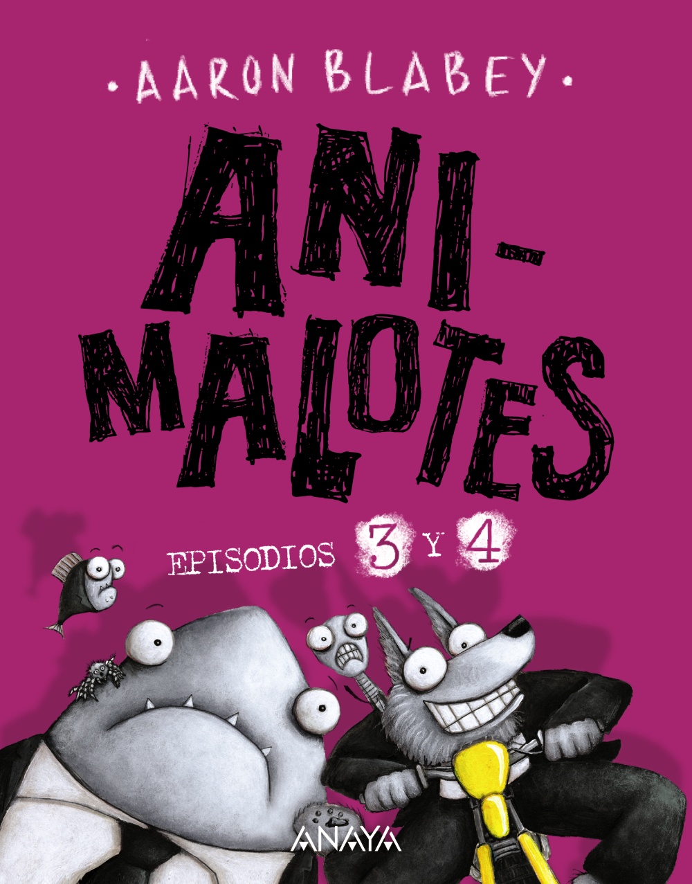 Portada de Animalotes 3 y 4: La pelusilla contraataca / El ataque de los gatetes