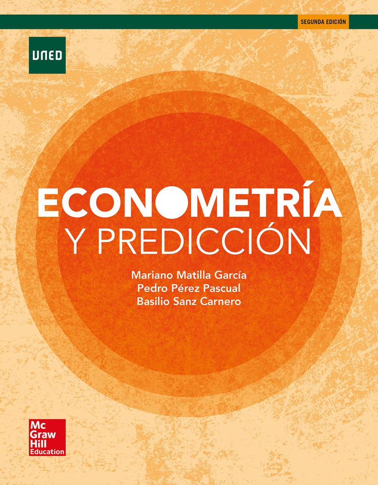 Portada de Econometría y predicción 2ª edición. incluye cuaderno de apéndice y ta