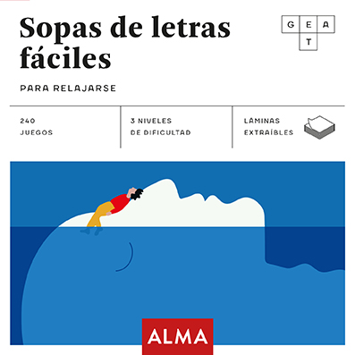 Portada de Sopas de letras fáciles para relajarse