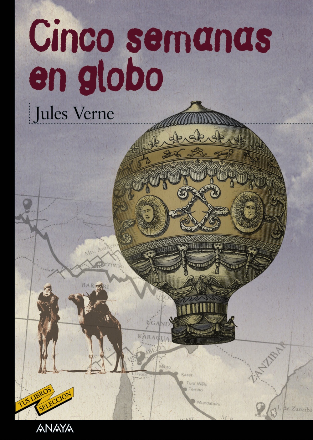 Portada de Cinco semanas en globo