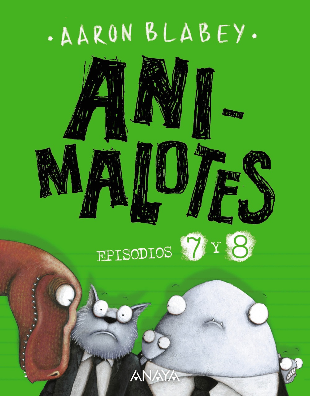 Portada de Animalotes 7 y 8: Desmadre prehistórico / Supermalotes
