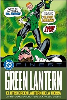 Portada de Green lantern: el otro green lantern de la tierra dc finest