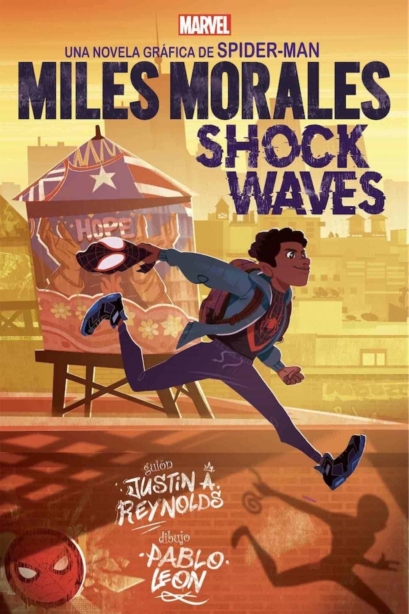 Portada de Miles morales: shock waves