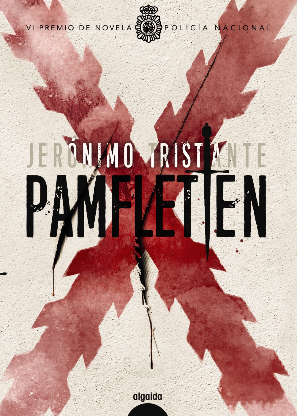 Portada de Pamfletten (premio policia nacional de novela 2023)