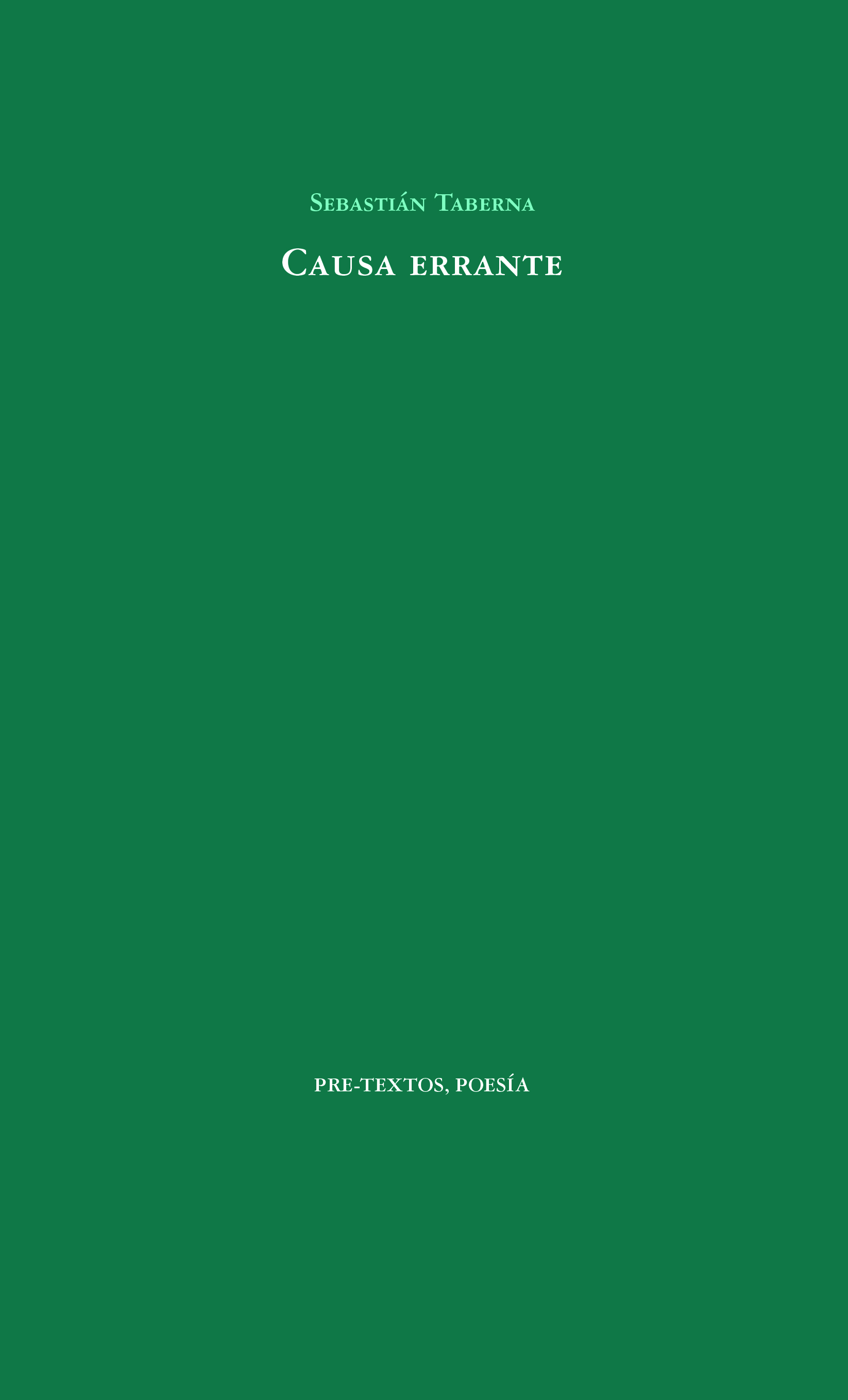 Portada de Causa errante