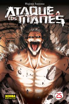 Portada de Ataque a los Titanes 25
