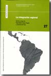 Portada de La integracion regional