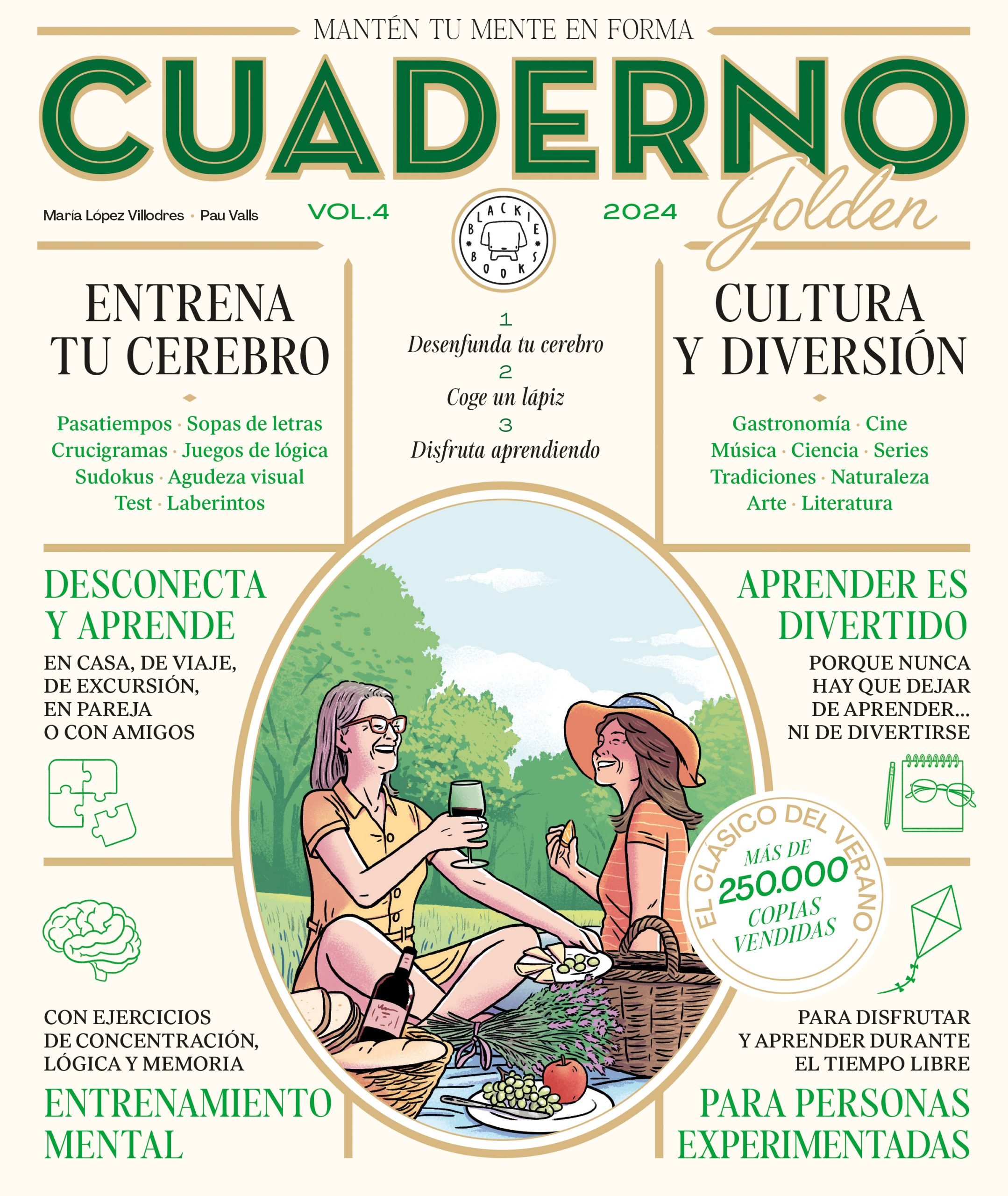 Portada de Cuaderno Golden Blackie Books. Vol. 4